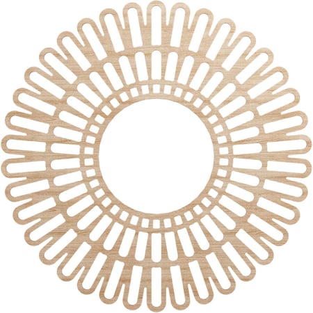 Ekena Millwork Cornelius Wood Fretwork Pierced Ceiling Medallion, Alder, 38"OD x 14 1/8"ID x 1/4"T CMWP38X0250CRAL